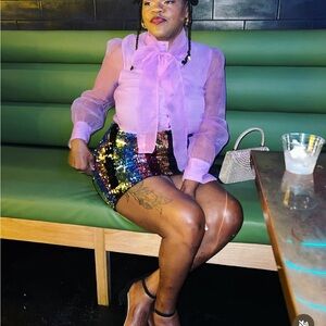 🔥🌟BOGO SALE🌟🔥SHEIN Multicolor Sequin Mini Skirt